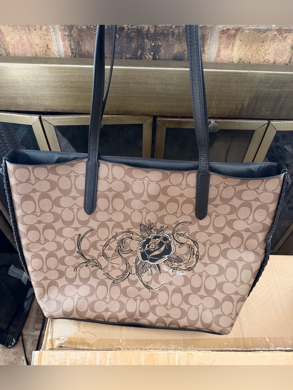Coach Chelsea Champlain Tattoo tote